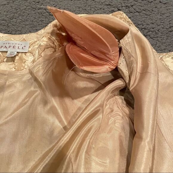 Adrianna Papell Silk Blazer Size 12 Woman’s Evening Wear - Picture 15 of 15